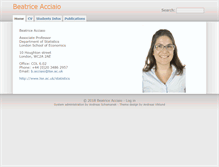Tablet Screenshot of beatrice-acciaio.net